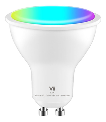 Bombillo Gu10 Inteligente Wifi Led Rgb Vii Alexa Siri Google