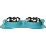 Loving Pets - Comedor Flexible Para Perros Con Forma De Hues