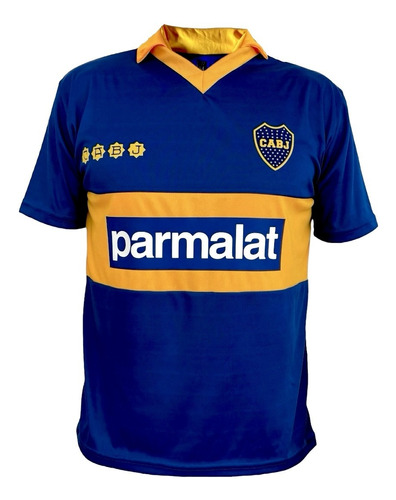  Camiseta Boca Parmalat Homenaje Campeones 1992 Retro