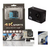 Camara Deportiva Accion 4k Ultra Hd Wifi Sumergible 30m