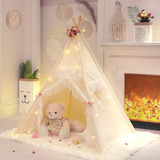 Treebud Lace Teepee Tent Para Niñas Tipi Tent Ivory Canvas C