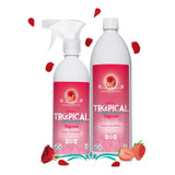 Colônia Para Cães E Gatos Tropical Petgroom Morango E Rosas