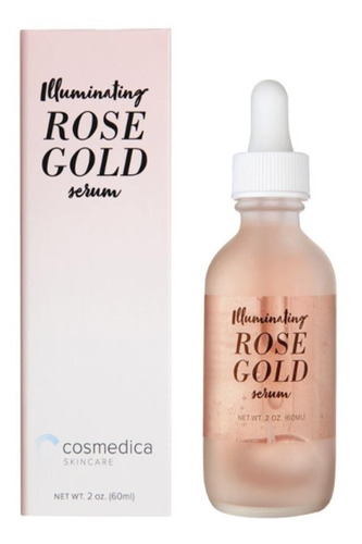 Suero Facial Rose Gold Cosmedica Resplandor Instantáneo 60ml Tipo De Piel Normal