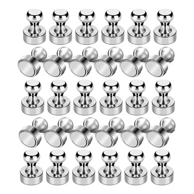 30 Imanes Refrigerador Nevera Chinchetas Magnéticas Push Pin