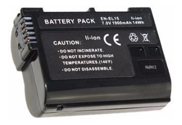 Bateria En-el15 P/nikon D7200 D610 D810 D750 -garantia- Fact