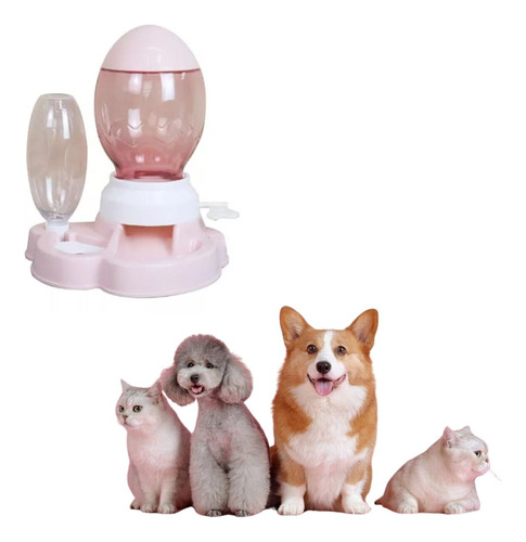 Dispensador De Comida Y Agua Para Perros Y Gatos (6 Piezas)