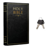 Caja Fuerte Oculta En Forma De Biblia Con Llave Large