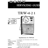 Esquema E Serv Radio Sony Trw621 Trw 621 Tr621  Em Pdf