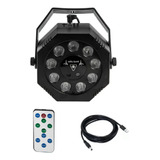 Proyector Láser Dj Stage Party Disco Lights, 9 Led, Rojo Y V