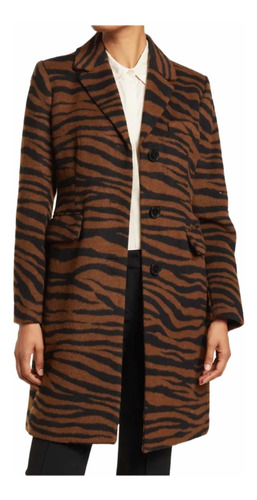 Abrigo Dama Michael Kors Tiger Stripe Small Nuevo Y Original