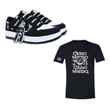 Kit Tenis Panam Y Playera Hombre Lucha Libre Aaa Pentagón Jr