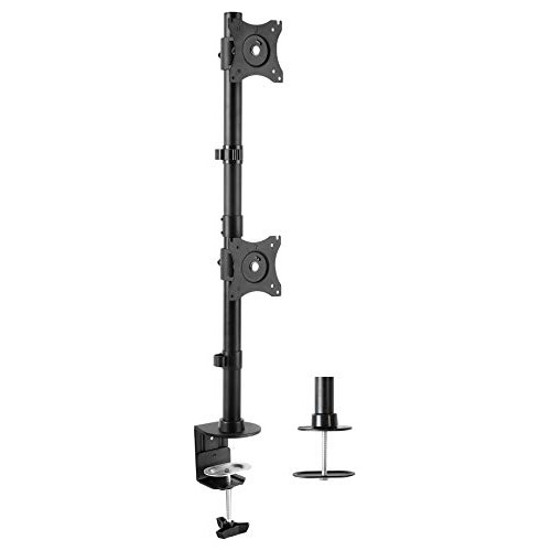 Soporte Vertical Dual Para Monitores Max 27 Para Escritorio