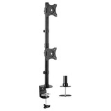 Soporte Vertical Dual Para Monitores Max 27 Para Escritorio