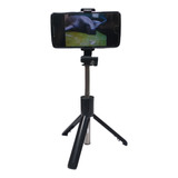 Bastão Pau Selfie Tripé Controle Bluetooth Estabilizador Bjf