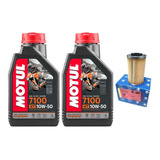Kit Filtro Y 2l Aceite Motul 7100 10w50 Dominar 250 400 Ug