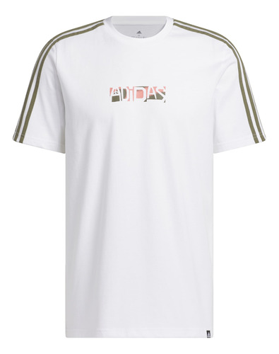 Remera Estampada Sportswear 3 Tiras Sport Optimist (manga Co