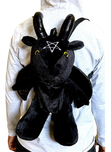 Peluche Mochila Baphomet Cabra Baphy Gótico