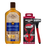  Pack Tío Nacho Shampoo Engrosador +máquina Groomen 500