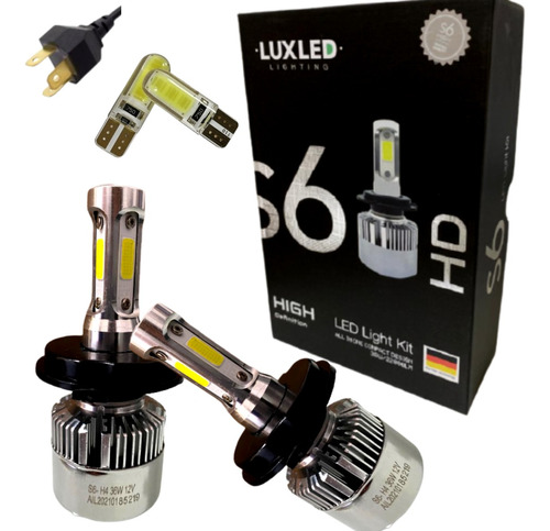 Kit Cree Led S6 Plus 44000 L H4 + 2 Piojitos De Regalo