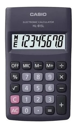 Calculadora Casio Referencia Hl-815l Electronica Bolsillo