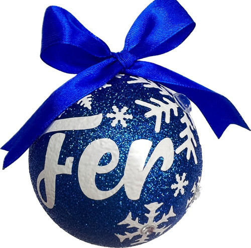 Esfera De Navidad Personalizada 8cms