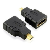 Adaptador Ficha Micro Hdmi Macho A Hdmi Hembra 