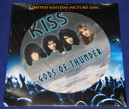 Kiss - Gods Of Thunder - Picture Disc Lp Uk 2021 Lacrado