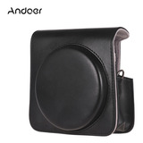 Bolsa De Cámara Pu Bag Funda Con Cuero Negro Protector Insta