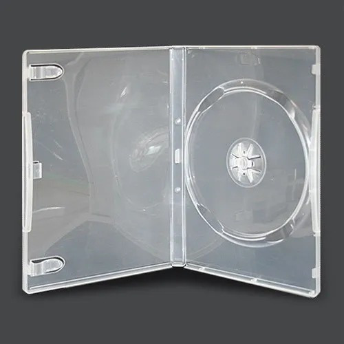Caja De Dvd Transparente Ancha Máxima Calidad X 10 