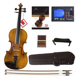 Violín Acústico Cecilio 4/4 Cvn-500 Música + Accesorios Hm4