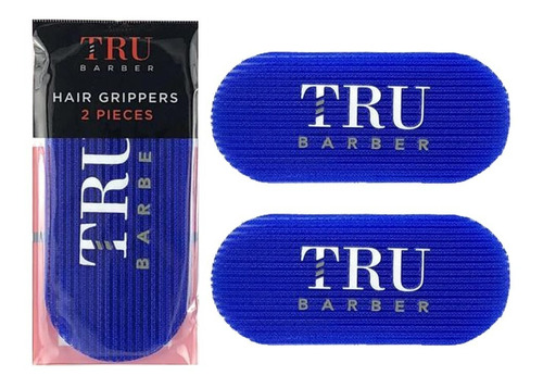 Sujetadores Tru Barber Grippers Barbería Peluqueria X 2 Azul