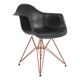 Cadeira Eames Poltrona Ferro Cobre Com Braço Daw