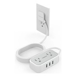 Cable De Extensión De Alimentación Con 3 Conectores Usb Plan