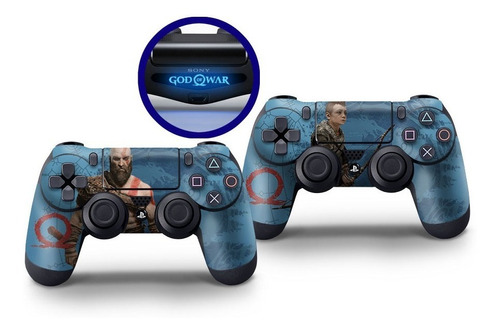 Skin 2 Controles E 2 Lightbars Playstation 4 God Of War
