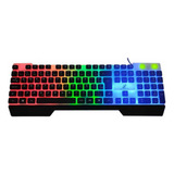 Teclado Gamer Rgb Semi Mecânico Abnt2 Xc-tec-03