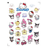 Plantilla De Sticker Nuevo Sanrio Kuromi Melody Kitty
