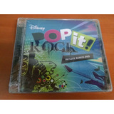 Disney, Pop It! Rock, Incluye Bonus Dvd, Cd Album, Año 2009.