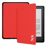 Capa Case Kindle J9g29r 10 Geração Magnética Couro Sintético