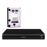 Dvr 32ch Intelbras Imhdx 3132 Inteligênte C/ Hd 4t Wd Purple