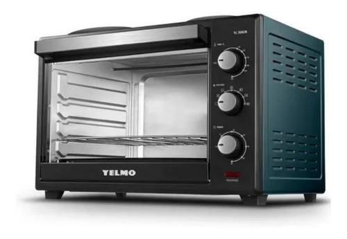 Horno Eléctrico De Mesa Con Anafe Doble Yelmo Yl-70acn 70 L