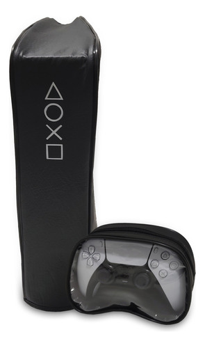 Funda Cubre Consola Ps5 + 1 Funda Para Joystick - Ecocuero 