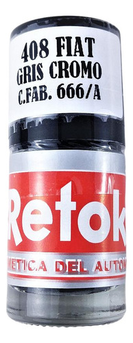 Pintura Retok Fiat Gris Cromo C. Fabrica 666/a