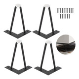 Patas De Muebles Elevadores De Cama Sofá Apilables 4 Pz 12cm