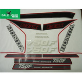 Faixa Adesiva Cbx 750 F 1988 Preta 7 Sete Galo