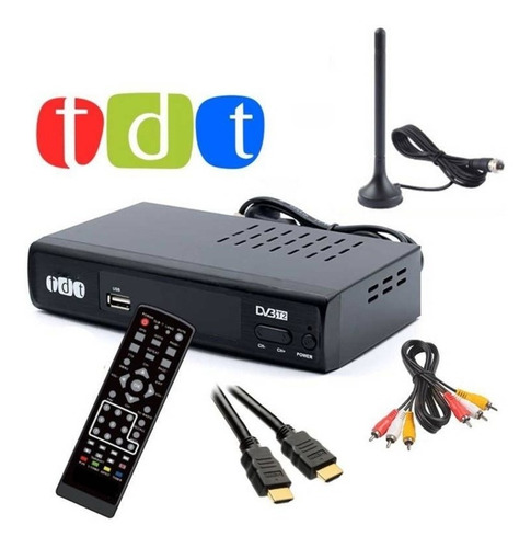 Tdt Decodificador, Receptor Tv Digital Y Terrestre Hd  