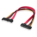 Cable Hub Adaptador 22p Sata Macho Hembra 7+15pin Serial Ata