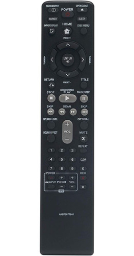 Control Remoto Akb70877941 Para LG Dvd Micro Hi-fi System 