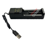 Cargador Pilas 18650 / 26650 / 14500 / 16340 / 18500 Usb