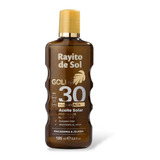 Aceite Solar Gold Fps 30 Bronceador Rayito De Sol 195 Ml  