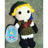 Link Zelda Ocarina Of Time Tejido Crochet (15 Cm)
